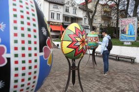 Exhibition of Easter eggs in Kalush