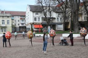 Exhibition of Easter eggs in Kalush