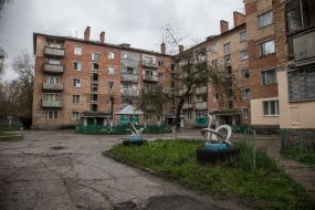 Residential building in Chernobyl