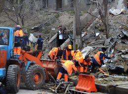 Consequences of the rocket attack on Kyiv