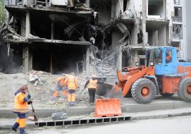 Consequences of the rocket attack on Kyiv