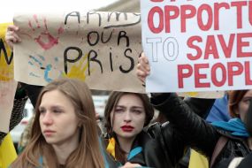 Action "Save the defenders of Mariupol!" in Kyiv