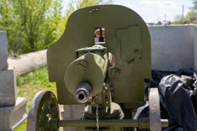 Maxim gun