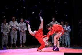 Показательные выступления борцов Прикарпатья