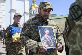 Прощання з Русланом Боровиком в Києві