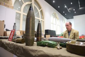 Образцы взрывоопасных и подозрительных предметов