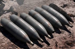 Collected Russian ammunition from the territory of Gostomel airport
