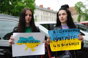 Action "Save the defenders and residents of Mariupol" in Lviv