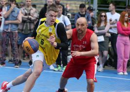 Charity basketball tournament in support of the Armed Forces