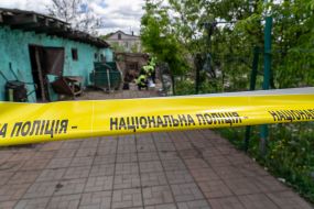Investigative actions at the scene of the murder