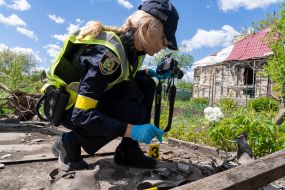 Investigative actions at the scene of the murder