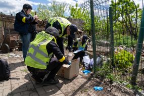 Investigative actions at the scene of the murder
