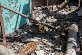 Investigative actions at the scene of the murder