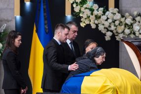 Farewell ceremony for former President of Ukraine Leonid Kravchuk