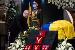Farewell ceremony for former President of Ukraine Leonid Kravchuk
