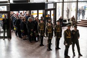 Farewell ceremony for former President of Ukraine Leonid Kravchuk