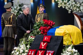 Farewell ceremony for former President of Ukraine Leonid Kravchuk
