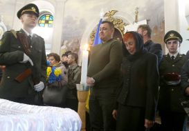 Церемонія прощання з Денисом Антіповим