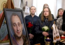 Церемонія прощання з Денисом Антіповим