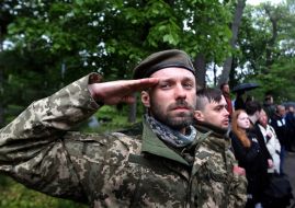 Церемонія прощання з Денисом Антіповим