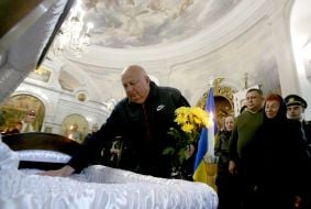 Церемонія прощання з Денисом Антіповим