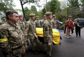 Церемонія прощання з Денисом Антіповим