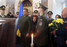 Церемонія прощання з Денисом Антіповим