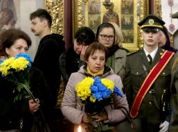 Церемонія прощання з Денисом Антіповим