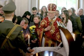 Церемонія прощання з Денисом Антіповим