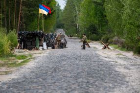 Terror fighters on positions