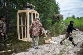 Terror fighters are arranging positions