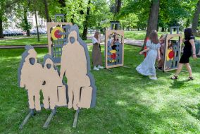 Арт-объект «Чемодан» во Львове