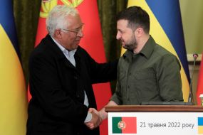 Antonio Costa and Volodymyr Zelensky
