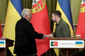 Antonio Costa and Volodymyr Zelensky