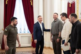Meeting of Volodymyr Zelensky and Andrzej Duda
