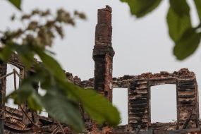 Consequences of shelling and explosions in Borodyanka