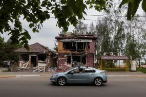 Consequences of shelling and explosions in Borodyanka