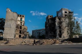Consequences of shelling and explosions in Borodyanka