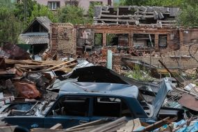 Consequences of shelling and explosions in Borodyanka