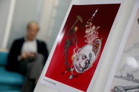 Международная выставка карикатур о войне