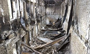 The University of the State Fiscal Service of Ukraine was destroyed