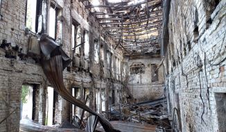 The University of the State Fiscal Service of Ukraine was destroyed