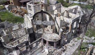 Разрушения в Ирпене