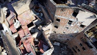 Разрушения в Ирпене