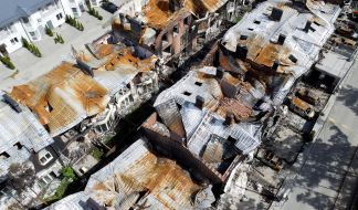 Разрушения в Ирпене