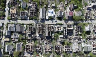 Разрушения в Ирпене