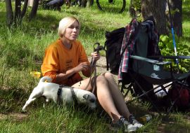 People have a rest in Natalka park