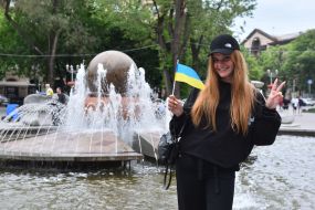 "Fountain of Life" on Mayakovsky Square in Zaporizhia
