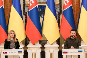 Владимир Зеленский и Зузана Чапутова