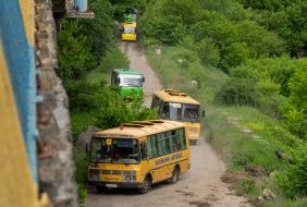 Эвакуация людей в Харьковской области